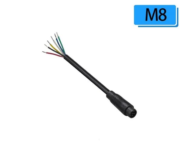 Разъем JULET M8 6PIN M Папа с кабелем 24см