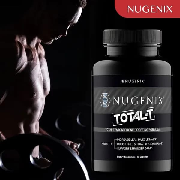 Nugenix - Total-T - добавка для повышения уровня свободного и общего тестостерона у мужчин - помогает увеличить мышечную массу и повысить уровень свободного и общего тестостерона.