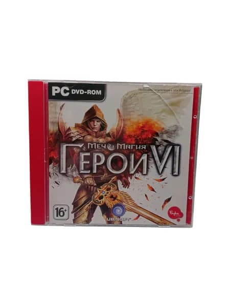 Винтажный компьютерный диск с игрой Меч и магия, Герои 6.