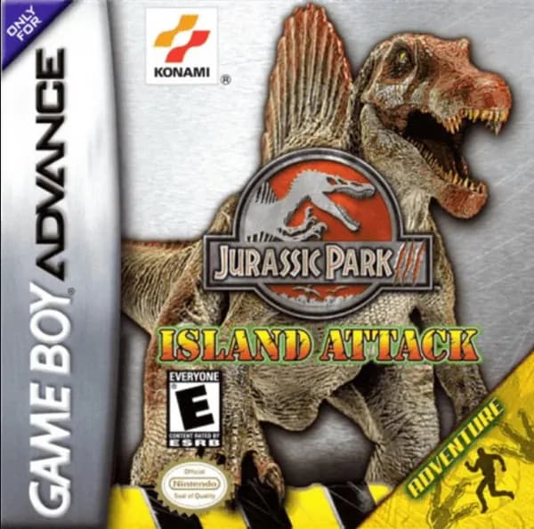Jurassic Park 3: Dino Attack (Юрский парк) GBA, рус.версия (Platinum) 64K-098