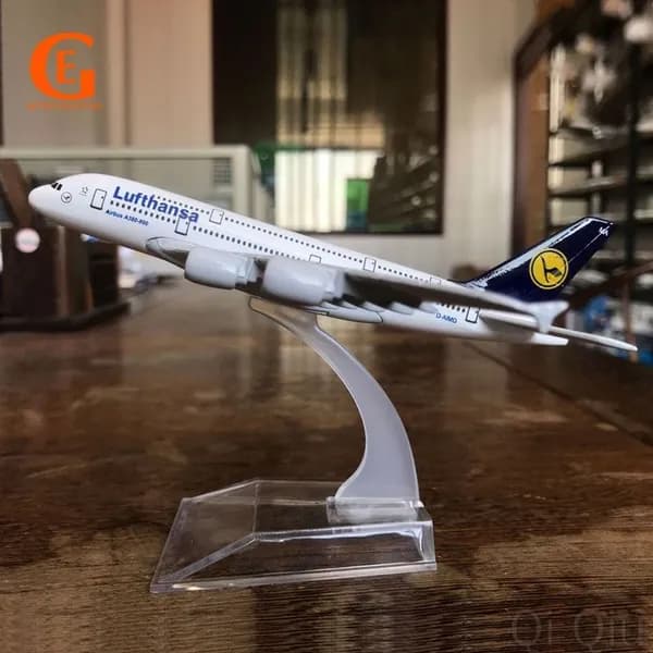 Металлический Модель Самолета Аэробус 380, Германия Люфтганза А380