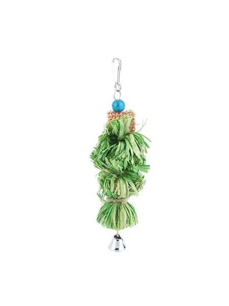 Интерактивная жевательная игрушка Parrot, 1/2 шт., шарик из кукурузной шелухи, початок, подвесная игрушка для птиц, избавляющая от скуки для домашних волнистых попугайчиков