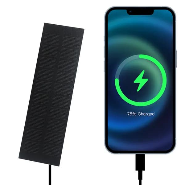 Солнечная панель 1 Вт, 5 В, выход USB-C, размеры 148 45 мм