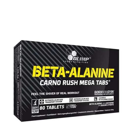 Бета-Аланин Beta-Alanine Carno Rush Mega Tabs Olimp 80 таблеток