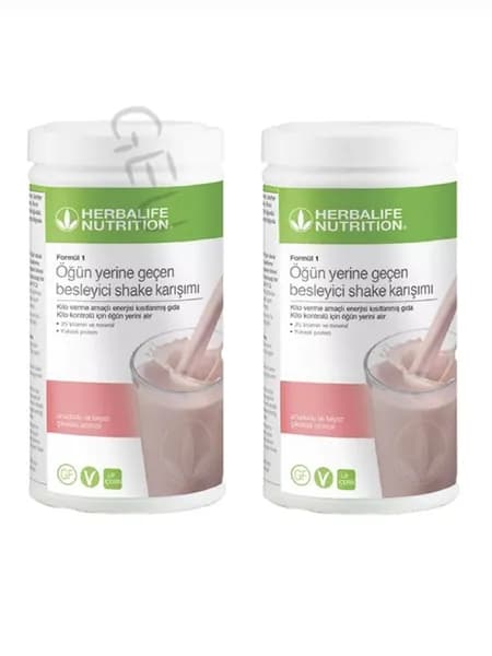 Herbalife Formula 1 Протеиновый Коктейль Малина 500 г,2шт