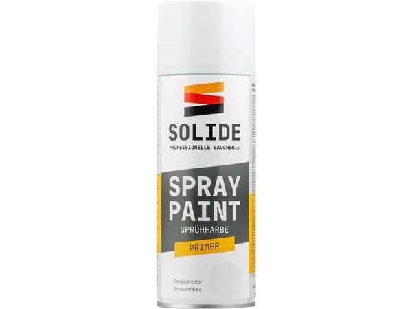 Грунтовка аэрозольная антикоррозийная SOLIDE, белая 400 мл (SL-33956-1)