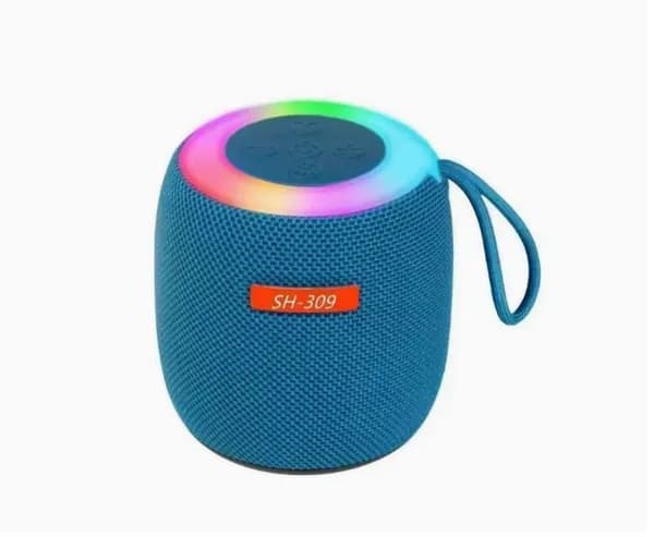 Небесно-голубая мини Bluetooth-колонка