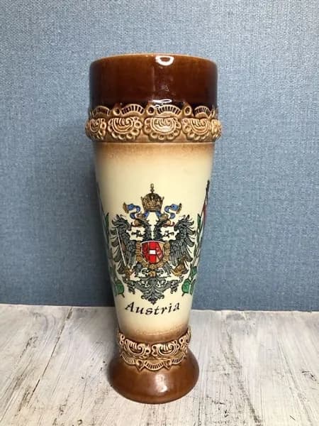 Кубок, кружка для напитков, King №154, 1/2, Германия "КОРОЛЕВСКАЯ", 24см, керамика, живопись