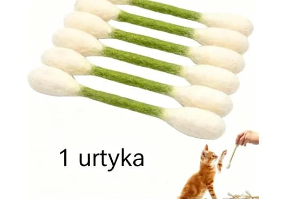 Шерстяные палочки-игрушки для кошек 1шт 5 шт