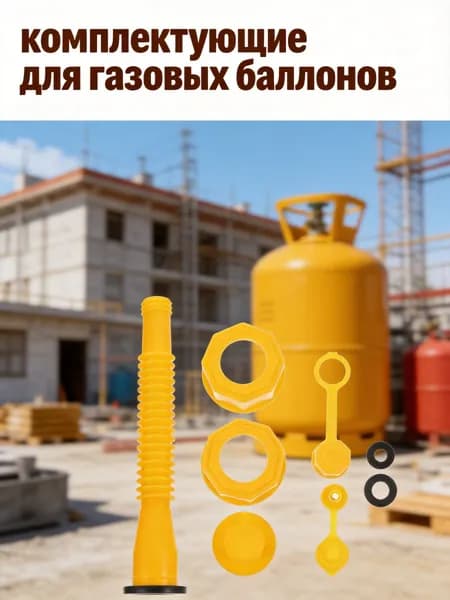 Замена газового носика из пэ для бытовых газовых баллонов