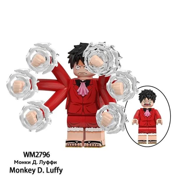Минифигурка "One Piece / Ван Пис Монки Д Луффи" совместим с конструкторами лего (WM2796)