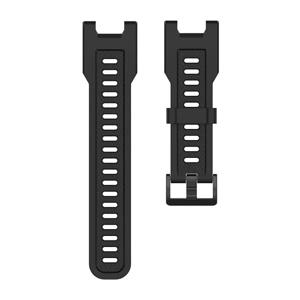 Силиконовый ремешок для часов Amazfit T-Rex и T-Rex Pro, чёрный