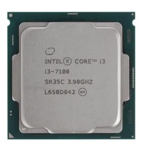 Процессор Intel Core i3-7100 (CM8067703014612) OEM - LGA 1151, 2 х 3.9 ГГц, L2 - 512 КБ, L3 - 3 МБ, 2хDDR3L, DDR4-2400 МГц, Intel HD Graphics 630, TDP 51 Вт