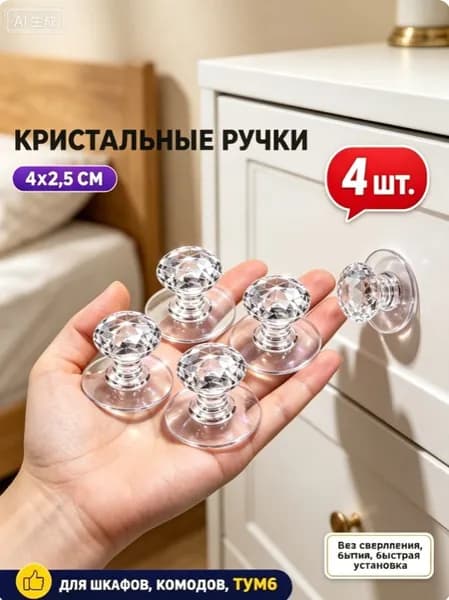 Ручка мебельная ,5.2см