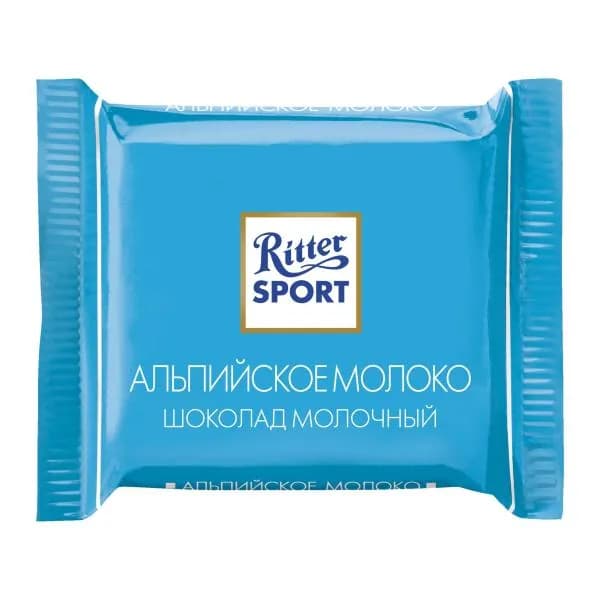 Шоколад молочный альпийское молоко Ritter Sport 16.67г