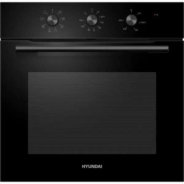 Hyundai  духовой шкаф Встраиваемый электрический HEO 66412 BG черный, 56 см