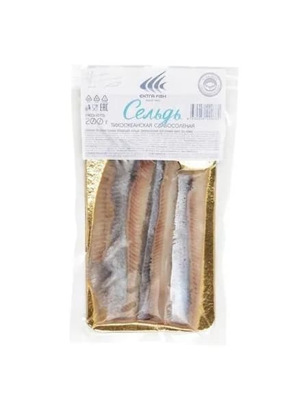 Сельдь Extra fish слабосоленая филе 200 г