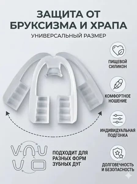 Капа стоматологическая для зубов при бруксизме