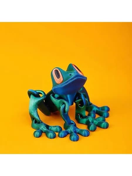 3D-ручка для рисования, магнитная лягушка-подвеска, с подвижными суставами, для холодильника и авто