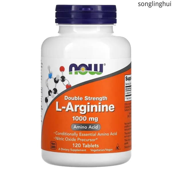 NOW Foods, L-спермидин (L-Arginine), 1000 мг, 120 таблеток