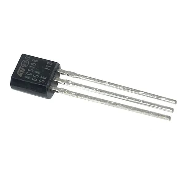 ACS108-6SA, Симистор, 600В, 0.8А, корпус TO92
