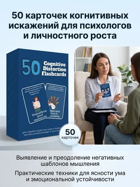Психологические флэш-карты: 50 решений мыслительных ловушек