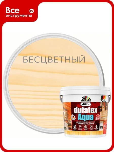 Пропитка Dufa TEX-AQUA бесцветный, 0.75 л Н0000003481