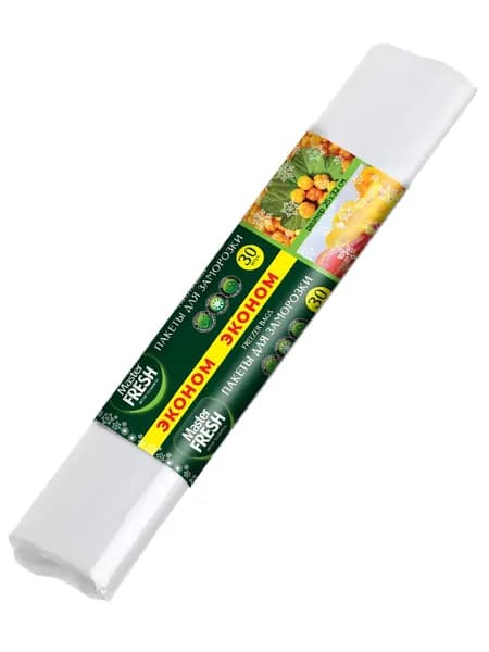 Master Fresh Пакеты для заморозки продуктов 25*32см, 30шт
