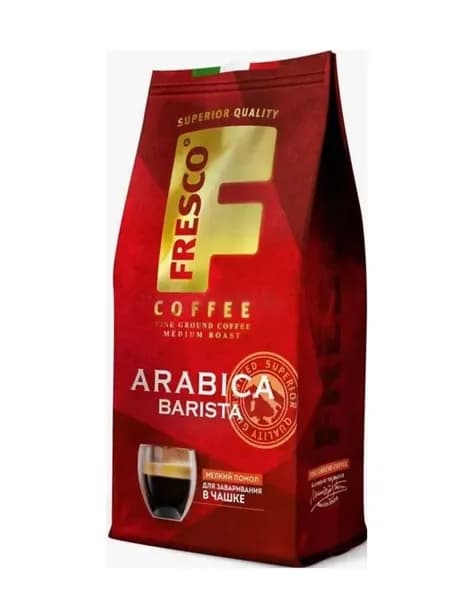 Кофе молотый FRESCO Arabica Barista для заваривания в чашке 100 гр Вкусный дворик