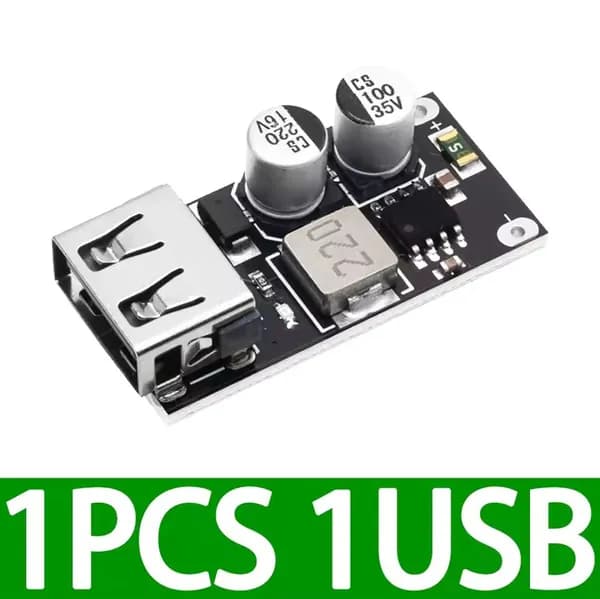 USB QC3.0 QC2.0 Преобразователь постоянного тока в постоянный зарядный понижающий модуль 6-32 В 9 В 12 В 24 В для быстрой платы быстрого зарядного устройства 5 В