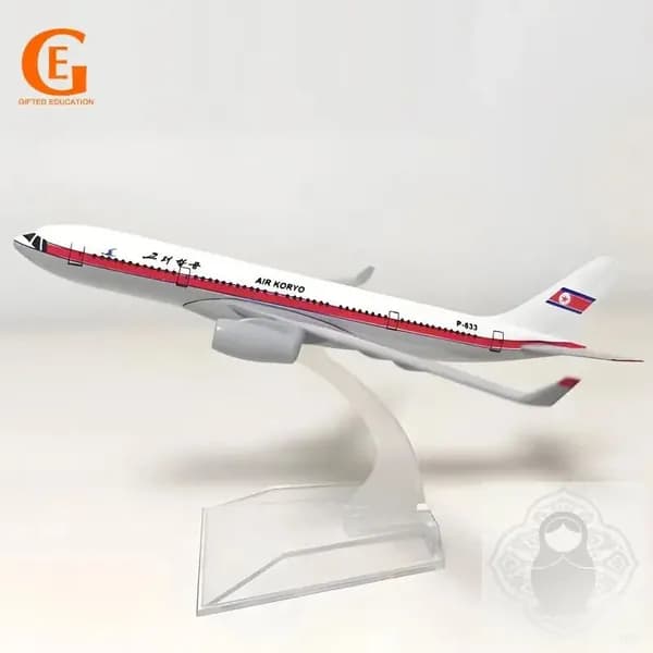 Металлическая Модель Самолета TU-204 P-633 Северная Корея, Советских Air KORYO Литая Коллекционная