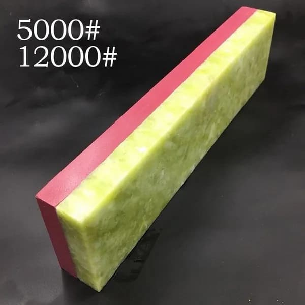 Двусторонняя резка абразивом зернистостью 5000/12000, крупнозернистый и мелкозернистый точильный камень.