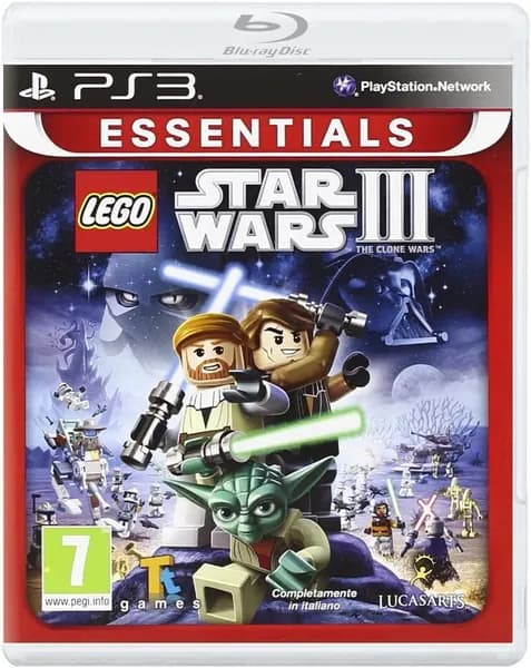 Игра LEGO Star Wars III: The Clone Wars (английская версия) для PS3