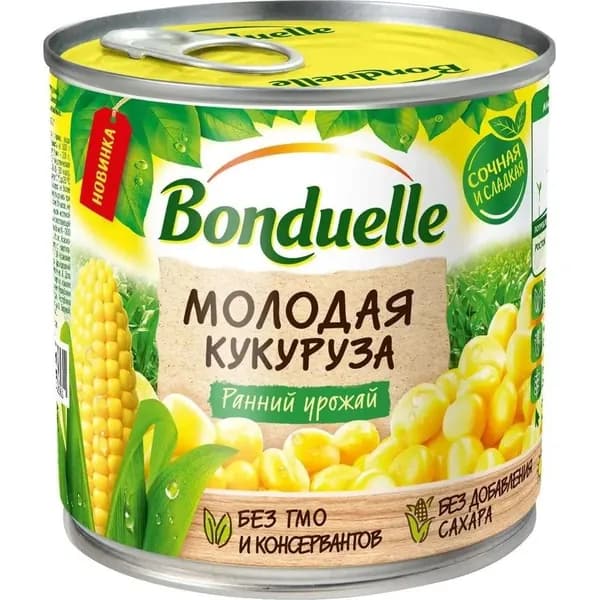 Кукуруза Bonduelle Молодая консервированная 170 г