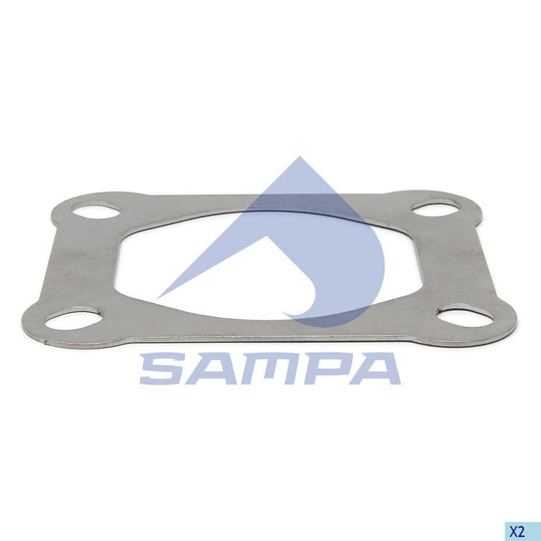 Прокладка man tga турбокомпрессора выпускная к коллектору (прямоугольная) sampa
