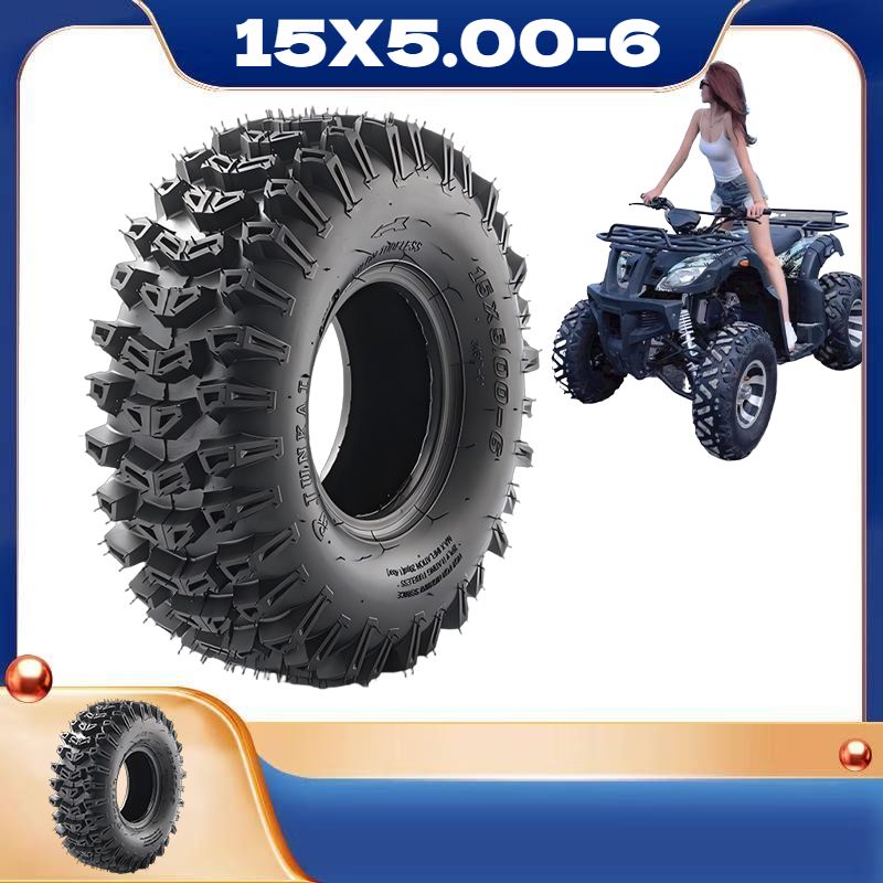 вакуумная шина 15x5.00-6 Мотошины  140/R6 20 F Front/Rear