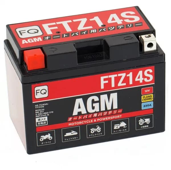 Аккумулятор мото FQ FTZ14 AGM 11.2 А/ч L
