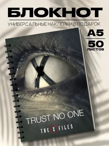 Блокнот А5 Секретные материалы. The X-Files