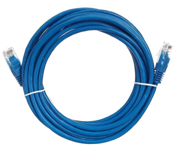 Интернет кабель 5 метров iOpen UTP 5е RJ45 Патч корд 5 м LAN сетевой Ethernet патчкорд синий (ANP511_5M_B)