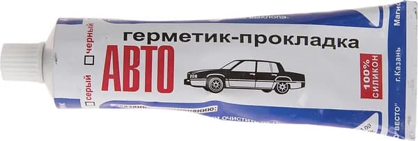Герметик-прокладка силиконовый 180 г белый (Казань)