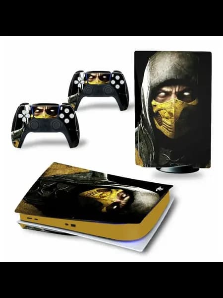 Наклейка на Sony PlayStation 5 Fat Disc, Скорпион MK