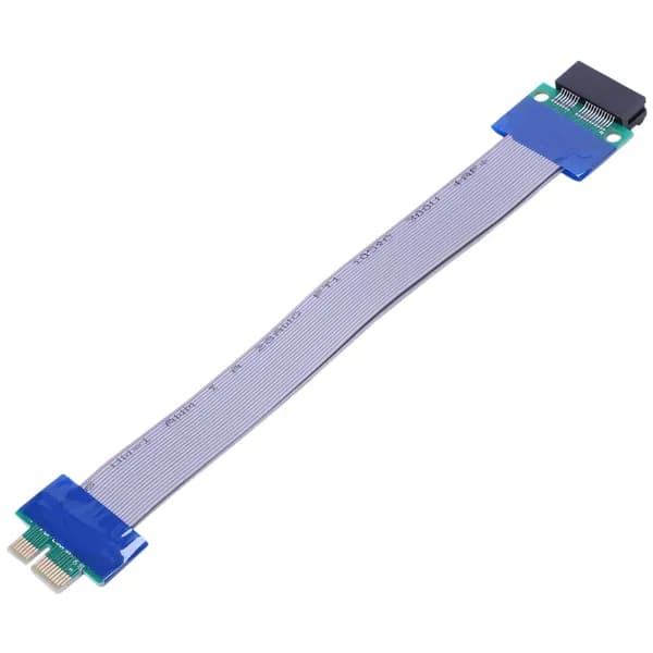 PCI-Express PCI-E 1X Riser Card Flex Extender Удлинительный кабель для ПК