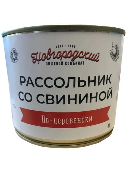 НПК Рассольник со свининой "По-деревенски" 525 г