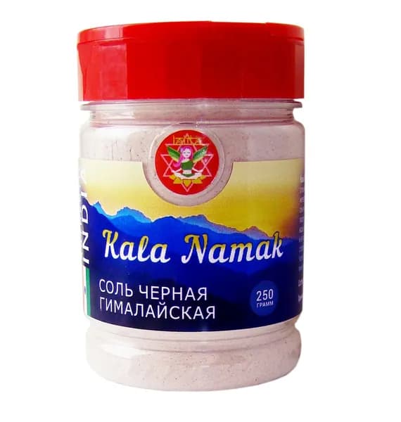 Соль черная гималайская (Kala namak), 250 г, LALITA