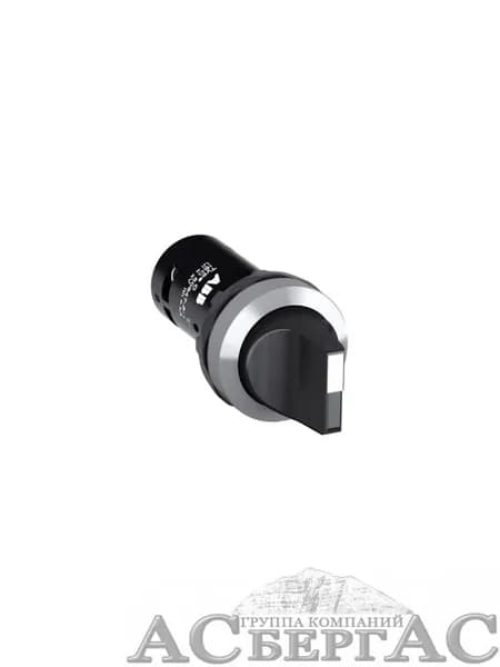 Переключатель 2 позиции черный C2SS1-30B-01 1HЗ 45 град. 1SFA619200R3046