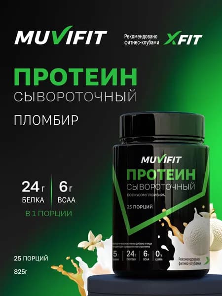 Протеин сывороточный Whey protein, Сливочный пломбир, 25 порций
