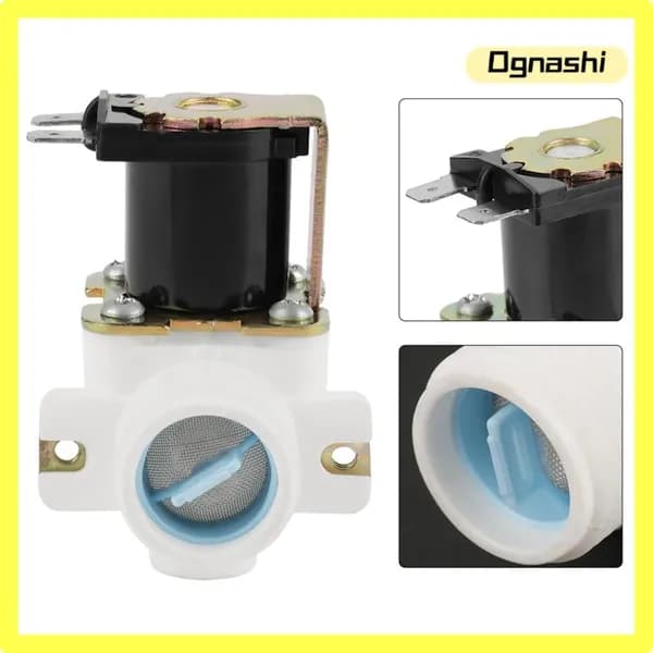 Электромагнитный solenoid клапан, 220V/240V, для управления потоком воды в стиральной машине