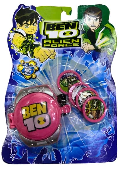 Часы "Ben10", с фишками для стрельбы