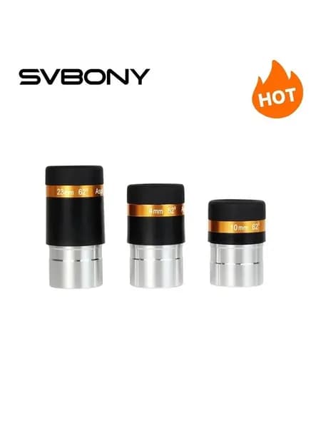 1.25" Набор окуляров 4/10/23мм Широкоугольный 62 Градусов для Асферический телескопа G68