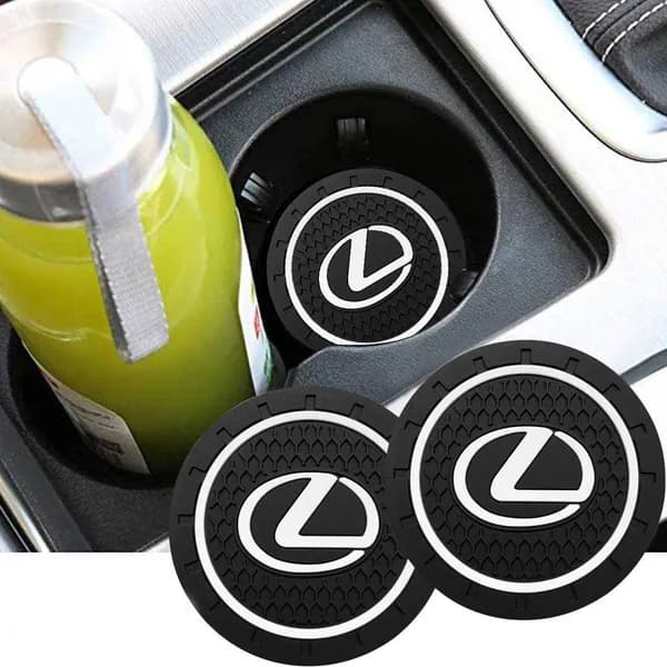 2 шт. силиконовые нескользящие подставки под стакан для Lexus, коврики в подстаканник, защита от царапин, универсальные для авто